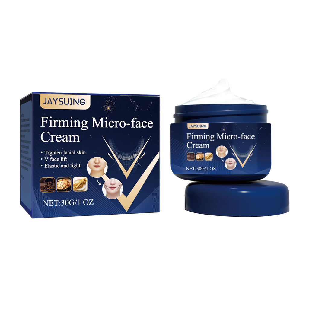 Jaysuing V Face Firming Cream Tightening Contour Firming Lifting Chin Sagging Face Skin Massage Cream